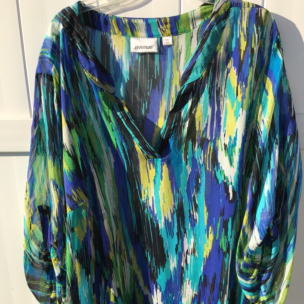 Sheer tunic